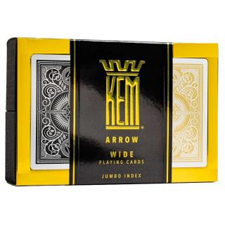 KEM Arrow Wide Jumbo (Black and Gold) kártya, dupla csomag