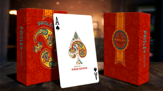 Paisley Poker Red kártya, 1 csomag