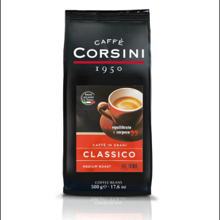 Caffé Corsini Classico Moka szemes kávé, 500g