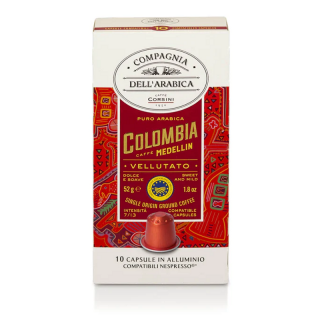 Compagnia Dell'Arabica Caffé Colombia Medellin Supremo Nespresso kompatibilis kávékapszula, 10db