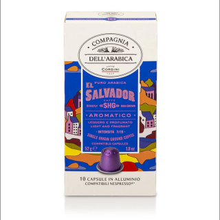 Compagnia Dell'Arabica Caffé El Salvador "SHG" Strictly High Grown Nespresso kompatibilis kávékapszula, 10db