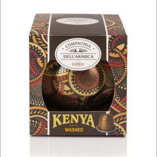 Compagnia Dell’Arabica Kenya "AA" Washed Karácsonyi gömb, Nespresso kompatibilis kapszulával 4x5,2g