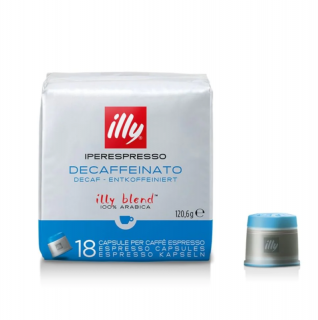 Illy IPER Decaffeinato koffeinmentes kapszula 18 adag