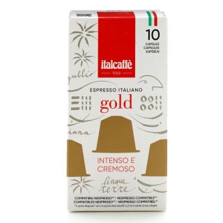 Italcaffe Espresso Gold Nespresso kompatibilis kávékapszula, 10db