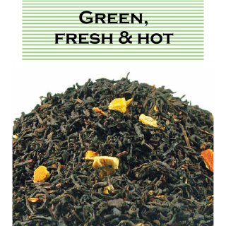 Johan  Nyström Green Fresh  Hot ízesített zöld tea, 100g