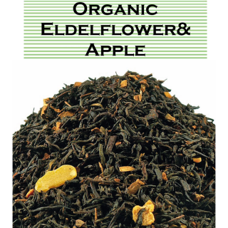 Johan  Nyström Organic Eldelflower  Apple ízesített zöld tea, 50g