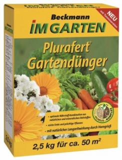 Beckmann Plurafert univerzális szerves-ásványi növénytáp kerti növényekhez 2,5kg