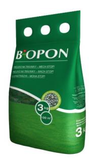 Biopon gyepműtrágya mohás gyepekre 3Kg