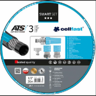 Cellfast Smart ATS tömlő és locsolópisztoly szett 1/2" 20m 13190