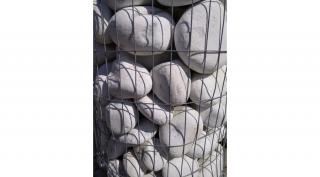 Díszkavics márvány  Carrarai fehér kerek szemcsés 100-300 1kg