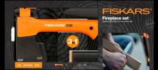 Fiskars X5 tűzrakó készlet 3 részes