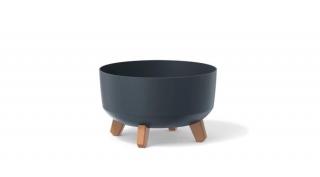 Gracia  Low Beton Alacsony virágcserép- Antracit 40cm