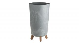 Gracia Tubus Slim Beton Effect virágcserép - Beton 20cm