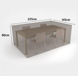 Nortene Covertop vízálló bútortakaró szövet asztal+4 szék 225x145x90cm