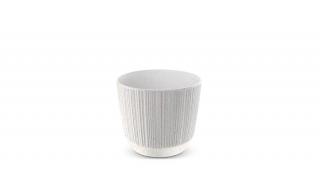 Ryfo Bordázott ECO Wood Fehér Kaspó 17cm