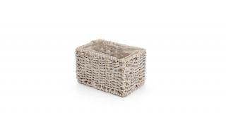 Szögletes vizifű ültetőtál fehér 23x15,5x14,5cm