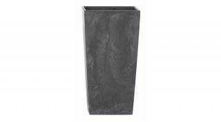 Urbi Square Beton Effect 2in1-Antracit Virágcserép 24cm