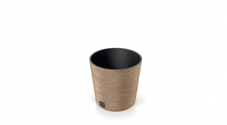 Virágcserép Furu Round Eco Wood - Natur 25cm