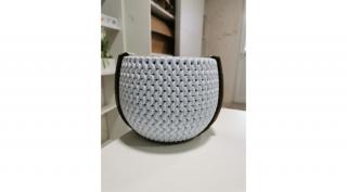 Virágcserép splofy bowl 2 in 1-ben jégfehér 18cm