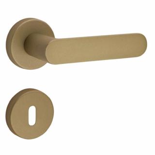 Maestro Shape matt réz körrozettás kilincsgarnitúra F.020