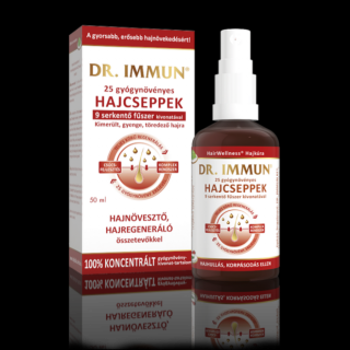 Dr.Immun: Fűszeres Hajcseppek Hajnövesztő, hajerősítő összetevőkkel