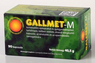 GALLMET-M * 90 db epesav és gyógynövény kapszula