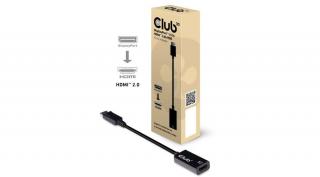 CLUB3D CAC-1080 Displayport 1.4 - HDMI 2.0a HDR aktív adapter