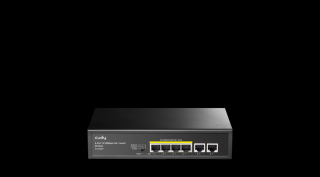 CUDY FS1006P, 6 portos POE switch, 4 POE + 2 Uplink