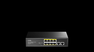 CUDY FS1010PG, 10 portos POE switch, 8 POE + 2 Gigabit Uplink