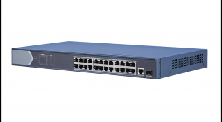 Grundig GD-HW-ACSW24R, 24 portos POE SWITCH + 1 Gigabit SFP uplink