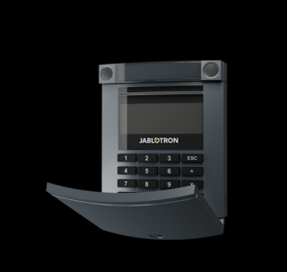 JABLOTRON JA-114E-AN, vezetékes, címezhető kezelőegység, LCD kijelző, billentyűzet