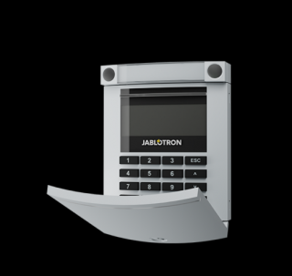 JABLOTRON JA-114E-GR, vezetékes, címezhető kezelőegység, LCD kijelző, billentyűzet