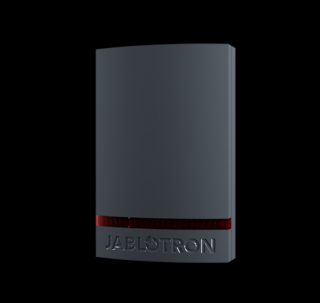 JABLOTRON JA-1X1A-C-AN, hangjelző előlap, piros prizmával