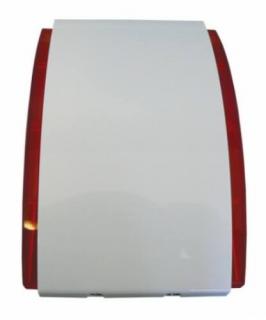 SPW220R, beltéri hang- fényjelző, szögletes (piros)