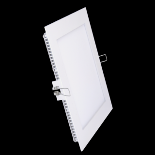 12W mini led panel négyzet alakú, 840 lumen (opál üveg, 2800K, meleg fehér)