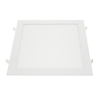 24W mini led panel négyzet alakú, 1680 lumen (opál üveg, 2700K, meleg fehér)