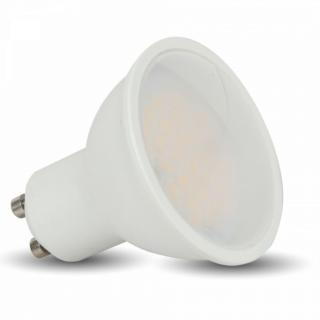 5W SMD led spot (Samsung chip, GU10, hideg fehér, 6400K, 400 lumen)