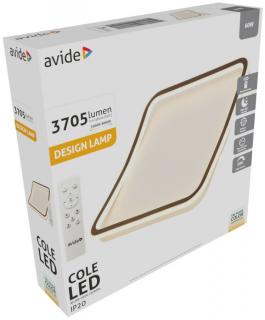 Avide Design Mennyezeti Lámpa Cole 60W RF Távirányítóval (LED, színhőmérséklet állítható, dimmelhető, oyster)