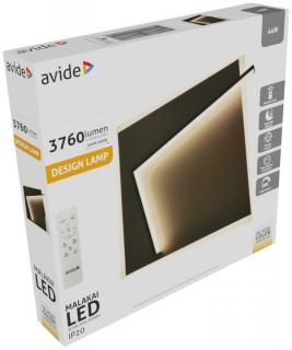 Avide Design Mennyezeti Lámpa Malakai 44W RF Távirányítóval (LED, színhőmérséklet állítható, dimmelhető, oyster)