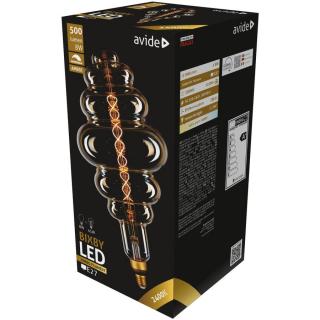Avide Jumbo 8W LED Filament Bixby 200x410mm Amber, E27, 2400K, Fényerőszabályzós