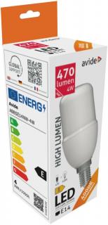 Avide LED Bright Stick izzó, T37, E14, 4W, NW, természetes fehér, 4000K, 470 lumen, IP20