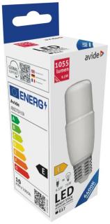 Avide LED Bright Stick izzó, T37, E27, 9,5W, CW, hideg fehér, 6400K, 1055 lumen, IP20