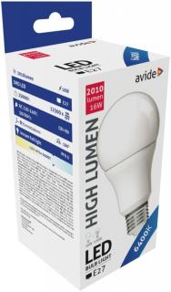 Avide LED Globe A70 16W E27 lámpa, hideg fehér, CW, 6400K, 2010 lumen
