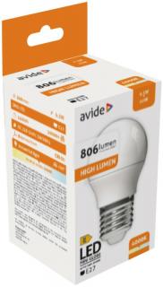 Avide LED Globe Mini G45 6.5W E27 NW 4000K 806 lumen