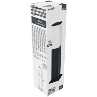Avide Panama kültéri álló lámpa, 1xE27, IP44, Antracit, 500mm (rozsdamentes acél)