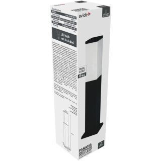 Avide Panama kültéri álló lámpa, 1xE27, IP44, Fekete, 500mm (rozsdamentes acél)