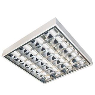 Falon kívüli led fénycső armatúra,4db T8 LED fénycsővel  (60x60cm) Meleg fehér