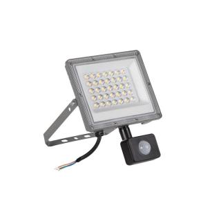 Kanlux ACETE 30W CCT SE GR reflektor mozgásérzékelővel (IP44, változtatható színhőmérsékletű, 2400/3240/2910 Lumen)