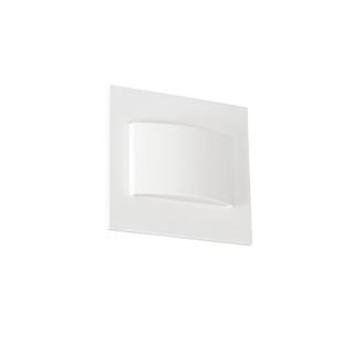 Kanlux Erinus LED LL W-NW lépcsővilágító lámpatest (12V, négyzet, természetes fehér, 30 lumen, 1.5W, fehér ház)