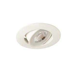 Kanlux FIZU 4,8W NW-W Álmennyezetbe építhető dönthető spot keret beépített fényforrással (420 lumen, 4000K, Természetes fehér, IP20)